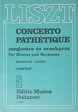 Immagine del venditore per Concerto pathetique, zongorara es zenekarra, arranged for Piano and Orchestra by Gabor Darvas, Miniature Score venduto da Austin Sherlaw-Johnson, Secondhand Music