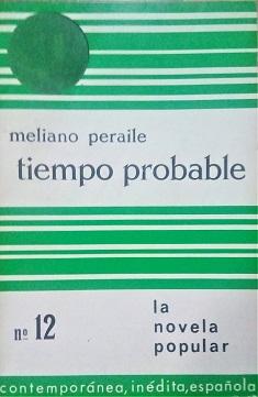 Seller image for TIEMPO PROBABLE for sale by LIBRERA LAS HOJAS