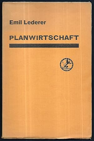 Imagen del vendedor de Planwirtschaft. a la venta por Antiquariat Bibliomania