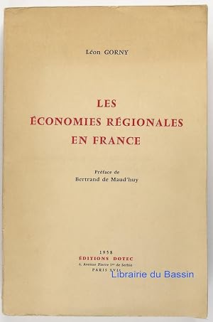 Imagen del vendedor de Les conomies rgionales en France a la venta por Librairie du Bassin
