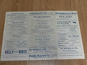 Immagine del venditore per Programme: Undated, Circa 1920's. Various Artists detailed Below. venduto da Dublin Bookbrowsers