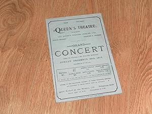 Immagine del venditore per Programme: 30th December 1917 -- Grand Concert Under the Direction of Mr. Walter MacNally. venduto da Dublin Bookbrowsers