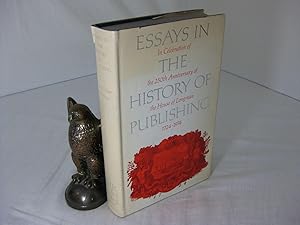 Immagine del venditore per ESSAYS IN THE HISTORY OF PUBLISHING IN CELEBRATION OF THE 25OTH ANNIVERSARY OF THE HOUSE OF LONGMAN 1724-1974 venduto da Frey Fine Books