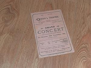 Immagine del venditore per Programme: 28th December 1919 -- Grand Concert Under the Direction of Walter McNally. venduto da Dublin Bookbrowsers