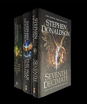 Seller image for SEVENTH DECIMATE, THE WAR WITHIN, THE KILLING GOD Set of 3 Matching Signed & Numbered First editions for sale by Anderida Books