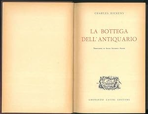 La Bottega dell'antiquariato. Traduzione di S. Spaventa Filippi.