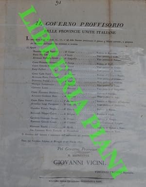 Nomina dei Prefetti di Romagna, Marche, Umbria