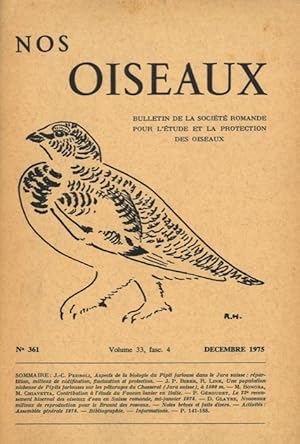 Contribution à l'étude du Faucon lanier (Falco biarmicus feldeggi) en Italie 1975.