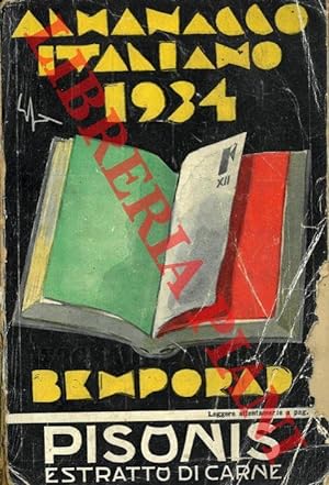 Almanacco Italiano 1934. Piccola enciclopedia popolare della vita pratica.