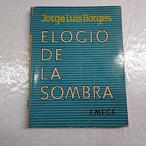 Imagen del vendedor de ELOGIO DE LA SOMBRA. a la venta por Librería J. Cintas