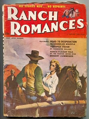 Seller image for Ranch Romances Pulp 1st April 1953- Road To Desperation for sale by DTA Collectibles