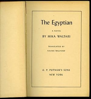 The Egyptian by Mika Waltari The Egyptian by Mika Waltari
