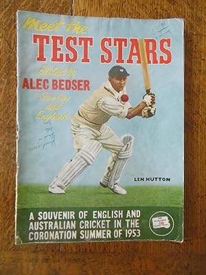 Bild des Verkufers fr Meet The Test Stars, A Souvenir of English and Australian Cricket in the Coronation Summer of 1953 zum Verkauf von Carvid Books