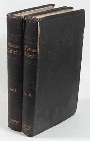 Image du vendeur pour The Poetical Works of Thomas Chatterton with Notes of his Life, History of the Rowley Controversy, A Selection of his Letters and Notes Critical and Explanatory [2 volumes] mis en vente par Renaissance Books, ANZAAB / ILAB