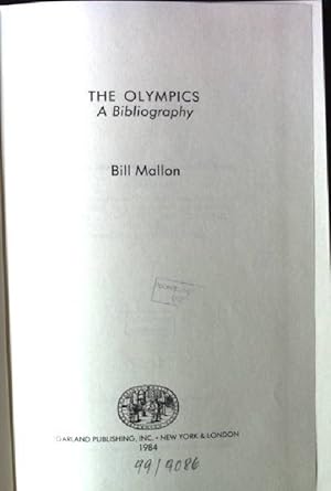 Bild des Verkufers fr Olympics: A Bibliography Garland Reference Library of Social Science, Vol.246 zum Verkauf von books4less (Versandantiquariat Petra Gros GmbH & Co. KG)