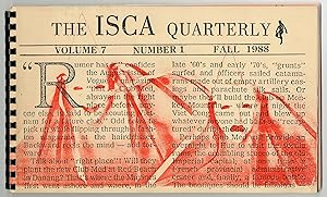 Image du vendeur pour The ISCA Quarterly - Volume 7, Number 1, Fall 1988 mis en vente par Between the Covers-Rare Books, Inc. ABAA