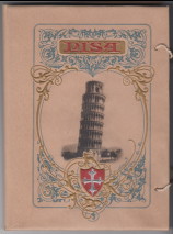 PISA. Ansichtskarten-Leporello mit 16 schwarzweissen Abbildungen.