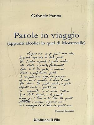 Seller image for Parole in viaggio for sale by Librodifaccia