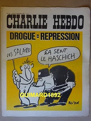 Charlie Hebdo n°42 6 septembre 1971 Drogue = répression