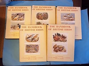 The Handbook of British Birds. FIVE VOLUME SET.