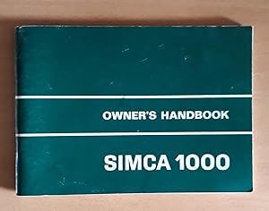 Simca 1000 Owner's Handbook