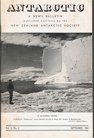 Antarctic. A News Bulletin. Vol. 4, No. 3. September 1965