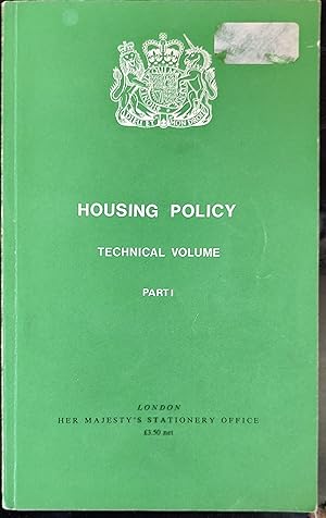 Housing Policy Technical Volume: Part 1