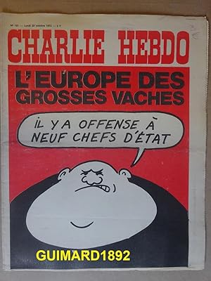 Charlie Hebdo n°101 30 octobre 1972 L'Europe des grosses vaches