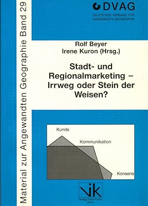 Bild des Verk�ufers f�r Stadt- und Regionalmarketing: Irrweg oder Stein der Weisen? zum Verkauf von Paderbuch e.Kfm. Inh. Ralf R. Eichmann