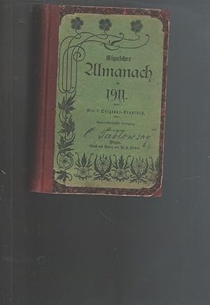 Bild des Verkufers fr Rigascher Almanach fr 1911 zum Verkauf von Windau Antiquariat