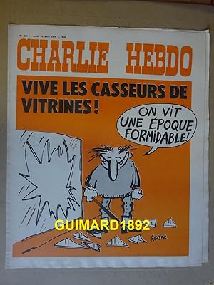 Charlie Hebdo n°284 22 avril 1976 Vive les casseurs de vitrine !