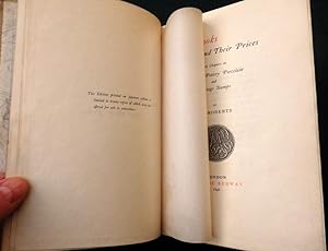 Rare Books and Their Prices. With Chapters on Pictures, Pottery, Porcelain and Postage Stamps. (O...