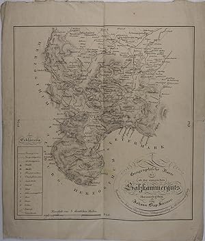 Geographische Karte des ob der ennsischen Salzkammerguts. Herausgegeben von Johann Bapt. Steiner....