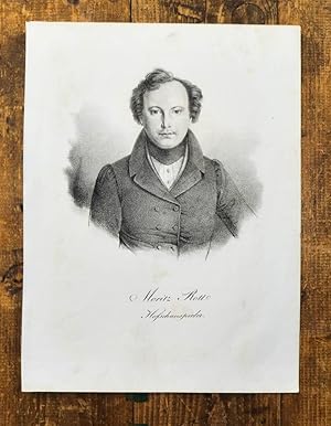 Seller image for Lithographie-Portrt. Moritz Rott. Hofschauspieler. for sale by Antiquariat Thomas Rezek