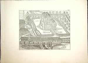 Bad Hall / Hehenberg / Hehenperg / SCHLOSS HEHENBERG Aus: Vischer, Georg Matthäus:Topographia Aus...