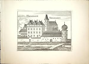 Vorchdorf / Hochhaus Forchdorff / SCHLOSS HOCHHAUS Aus: Vischer, Georg Matthäus:Topographia Austr...