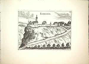 St. Gotthard im Mühlkreis / SCHLOSS ESCHELBERG Aus: Vischer, Georg Matthäus:Topographia Austriae ...