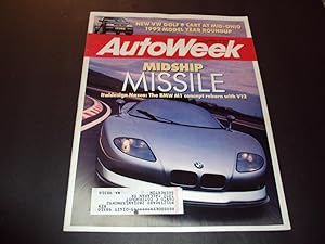 Seller image for Auto Week Sep 23 1991 Italdesign Nazca: BMW M1 Concept Car for sale by Joseph M Zunno