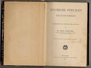 Psychische Störungen bei Hirntumoren. Klinische und statistische Betrachtungen.
