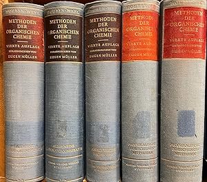 Imagen del vendedor de Methoden der Organischen Chemie (Houben-Weyl). Vierte Vollig neu Gestaltete Auflage. Volumes 1-16/2 in 68 bindings a la venta por Zubal-Books, Since 1961