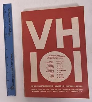 VH 101 / Revue trimestrielle / Numero 7-8 / Printemps - ETE 1972 (L'architecture et l'avant-garde...