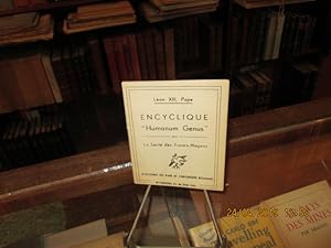 Seller image for Encyclique "Humanum Genus" sur la Secte des Francs-Maons. for sale by Librairie FAUGUET