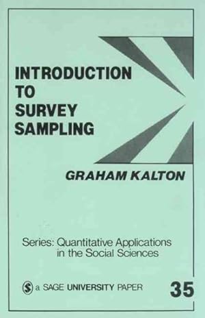 Bild des Verkufers fr Introduction to Survey Sampling zum Verkauf von GreatBookPrices