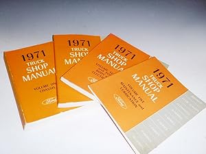 1971 Truck Shop Manual (5 Volumes in 4) in Original Shipping Box