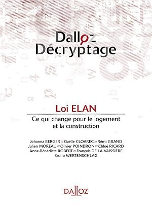 la loi Elan (1re édition)