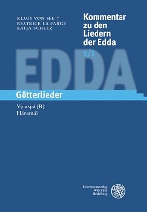 Seller image for Kommentar Zu Den Liedern Der Edda/I+ii : Gotterlieder -Language: german for sale by GreatBookPrices