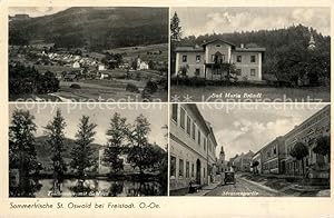 Postkarte Carte Postale 13526563 St Oswald Freistadt Panorama Maria Bruendl Strassenpartie St Osw...