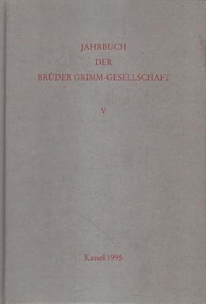Image du vendeur pour Jahrbuch der Brder-Grimm-Gesellschaft. mis en vente par Versandantiquariat Boller