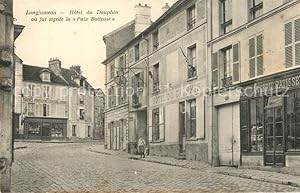 Postkarte Carte Postale 13528539 Longjumeau Hotel du Dauphin ou fut signee la Paix Boiteuse Longj...