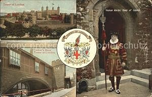 Immagine del venditore per Postkarte Carte Postale 11778331 Leibgarde Wache Yeoman Warder Tower of London Traitor's Gate Leibgarde venduto da Versandhandel Boeger